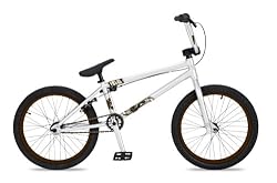 Dk Helio Bmx Bike With Brown Rims (White, 20-Inch)