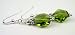 Peridot Swarovski Crystal Sterling Silver Birthstone Earrings