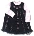 Good Lad Infant Girl Navy Floral Corduroy Jumper