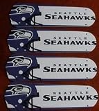Ceiling Fan Designers 42SET-NFL-SEA NFL Seattle Seahawks Football 42 In. Ceiling Fan Blades OnlY