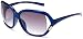 XOXO Women's Sunset Oversized Sunglasses,Blue Frame/Gradient Smoke Lens,one size