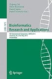 Bioinformatics Research and Applications : 9th international symposium, ISBRA 2013, Charlotte, NC, USA, May 20-22, 2013, proceedings