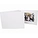 ECONOMY White Smooth Cardstock Paper Photo Folder Single 6x4 Frame w/plain border sold in 25s - 4x6