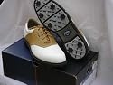 NEW CALLAWAY CG SPORTS CLUB SADDLE GOLFSHOES 7 WHITE/TANN