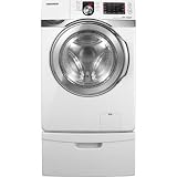 Samsung : WF419AAW 4.3 cu. ft. Front Load Washer - White Chrome