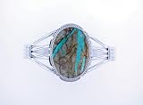 Boulder Turquoise Bracelet Navajo Handmade