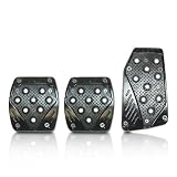 OBX Black High Intensity Racing Manual Pedal Covers
