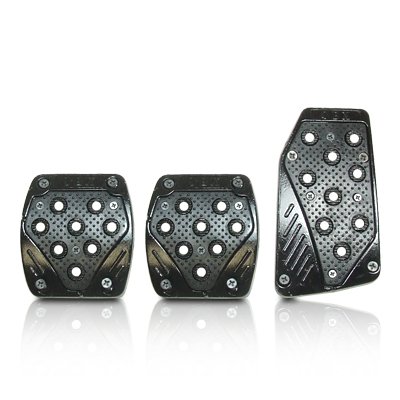 OBX Black High Intensity Racing Manual Pedal Covers