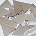 Sequin Pennant 40mm Silver Metallic Couture Paillettes. Made in USA.