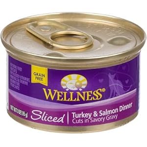 Wellness Sliced Canned Cuts Turkey & Salmon Adult Canned Cat Food