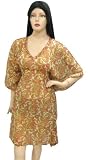 Erotic printed short tunic party wear plus size kaftan cover up XMas Christmas Gift