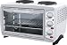 from Andrew James Andrew James White 23 Litre Mini Oven And Grill With Double Hot Plates