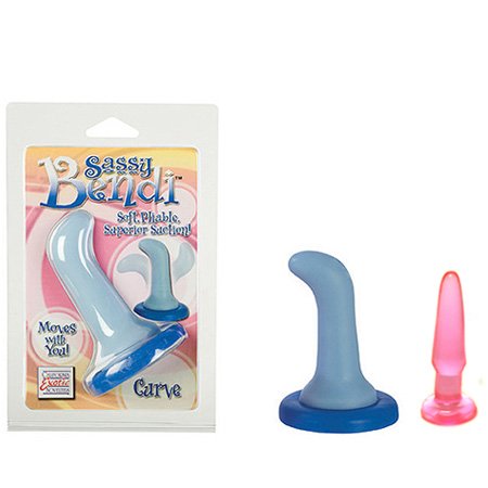 California Exotics / Swedish Erotica Sassy Bendi Curve Blue Probe Adult Sex Toy Kit
