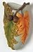 Fall Leaves Wall Vase Set of 2 Ibis and Orchid Designs