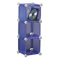 Storage Solutions 6" 3-Cube Storage Cube Blue