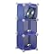 Storage Solutions 6" 3-Cube Storage Cube Blue
