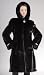 Hooded Blackglama Mink Fur Coat