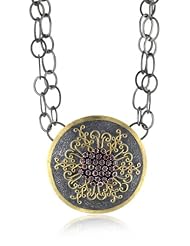 Stella Flame "Byzantia" Ruby Pendant Necklace