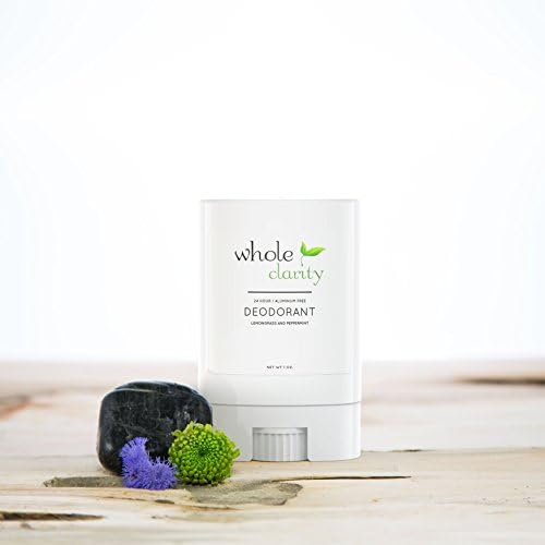 Natural &amp; Organic Deodorant For Men &amp; Women - Hand Made in USA - Vegan &amp; Cruelty Free - Aluminum Free &amp; High Performance - Clean &amp; Healthy Ingredients that Work! 1.0 Ounce [Lemongrass Peppermint]