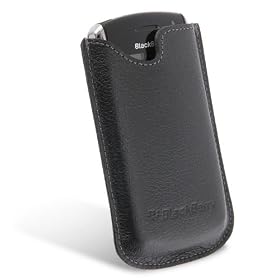Blackberry 8100/8110/8120 Genuine Matte Leather Pouch Case [OEM] HDW12725004