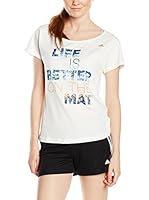 adidas Camiseta Manga Corta Slogan Nd Tee (Blanco)