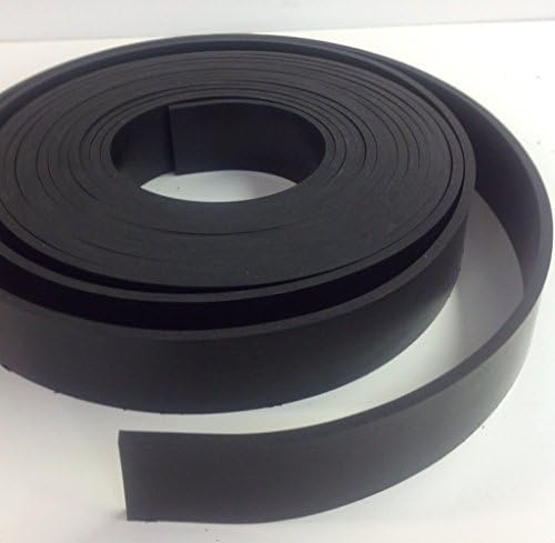 Solid Commercial Grade Neoprene Rubber Strip - .250" thk x .625" wide x 10' long
