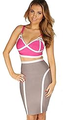 Sexy Strapless Cocktail Nylon/Rayon/Spandex Bandage Dress/Club Dress/Wedding Dress 