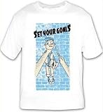 SET YOUR GOALS - Knife - White T-shirt