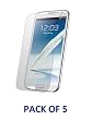 Invero� 5 Paquet de Film de Protection Ecran pour Samsung Galaxy Note 2 (N7100)