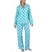 Xhilaration® 2 PC Coat PJ Set - Turquoise Tree