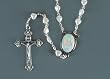 Wedding Rosary - 5mm Heart Shaped Beads - 18" Silver Tone - IMPORTED FROM ITALY - Boxed