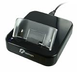 Fosmon® Black Dock Cradle Hot Sync Charge Charger For Apple iPhone 3G / 3GS + USB Adapter Cable