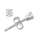 41i8dg2TwhL. SL75  14K White Gold Single 1/10 ctw Diamond Solitaire Earring