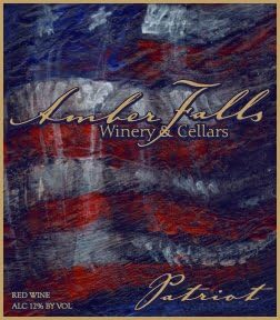 NV Amber Falls Winery Patriot Semi-Sweet Red Blend 750 mL