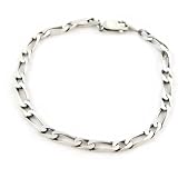The bracelet for men silver Adam 21 cm (8. 27'') 4 mm (0. 16'').