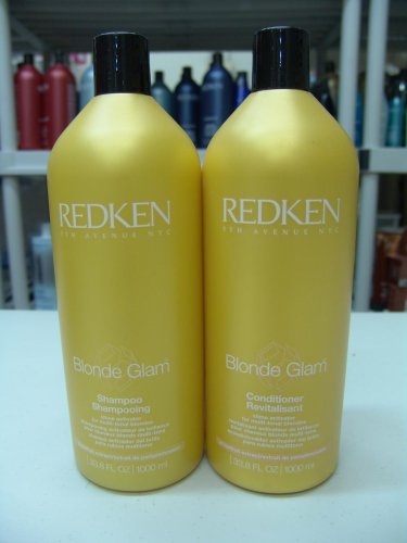 41i8k0e6QJL. SL160  New Redken Blonde Glam Shampoo and Conditioner 33.8oz DUO