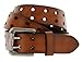 Belts.com Metro Twin Roller Vintage Full One-Piece 100% Leather Jean Belt 1-1/2