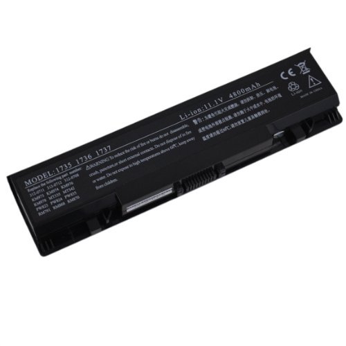 Super-Capacity Li-ion Battery For DELL Studio 1735 SERIES replace KM973 KM974 MT335 PW823 RM868 RM791 KM976 RM870 RM791 KM978 PW824series Laptop Notebook [ 4400mAh 6Cells]