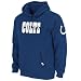 NFL Indianapolis Colts Classic Heavyweight Hood II Adult Long Sleeved Hooded Fleece Pullover, Stadium Blue, Large