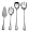 R&B EveryDay Sussex 112 piece 18/10 Stainless Steel Flatware Set, Service for 12, Includes 16 Piece Serving Set.