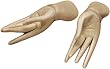 Pair of Wooden Hands - Approx 8 Inches Long