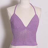 Kuta Cotton Halter Top with Lace-up Back