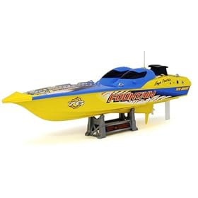 23-Inch Radio Control Full Function Fountain Boat - 49 MHz by New Bright