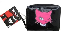 Emily the Strange Sexy Kitty Black Zip-Around Wallet