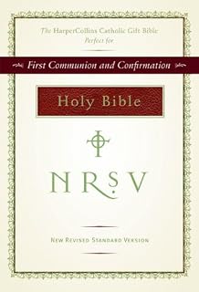 NRSV HarperCollins Catholic Gift Bible (burgundy)