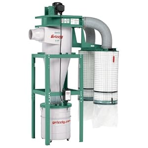 Grizzly G0601 5 HP 3-Phase Cyclone Dust Collector by Grizzly