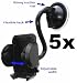 Ukdapper - 5x Bulk Lot Mobile Car Suction Mount Holder For L