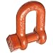 CM M450 Midland Trawling Shackle, Carbon, 1/2" Size, 6000 lbs Capacity