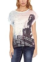 Peace & Love Camiseta Manga Corta (Blanco)