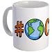 Hashtag Occupy Global Wall Street Protest OWS WE ARE THE 99% Ceramic Coffee Cup Mug